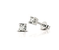 Orecchini Lelune Donna LELUNE DIAMONDS in Oro bianco Diamante 0.12 Ct LDEA012 - LDEA012